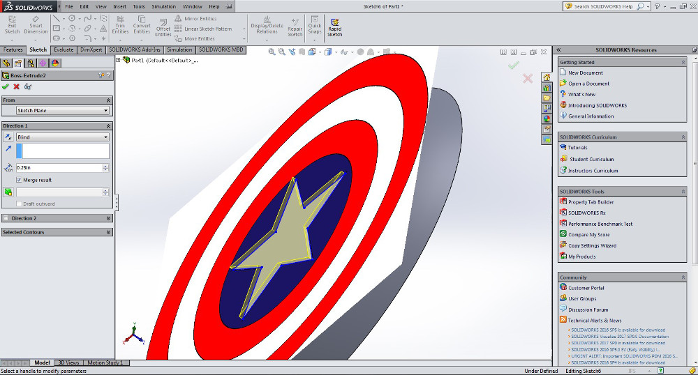 star extrusion