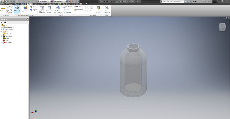 Opening to bottle