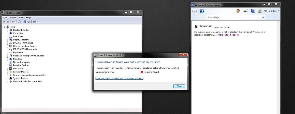 connection error